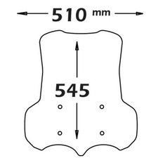 Cupolino alta protezione ISOTTA trasparente per Moto Guzzi 850 V85 TT 2019-2022