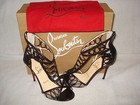100% AUTHENTIC NEW WOMEN LOUBOUTIN MARTHA 100 KID HEELS/PUMPS US 6.5 — photo 4