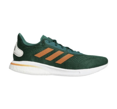 New Adidas Supernova Men s Sneakers Size 7.5  Men s U of Miami Hurricanes - Rare