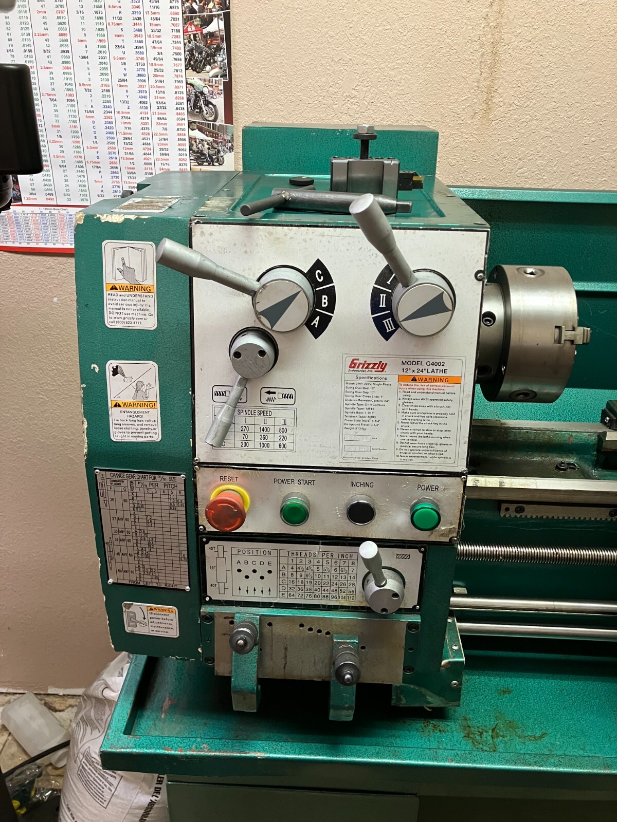 GRIZZLY G4002 METALWORKING LATHE eBay