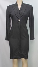 Vintage Michael Blair Women's Dress Long Sleeve Black Size 3/4