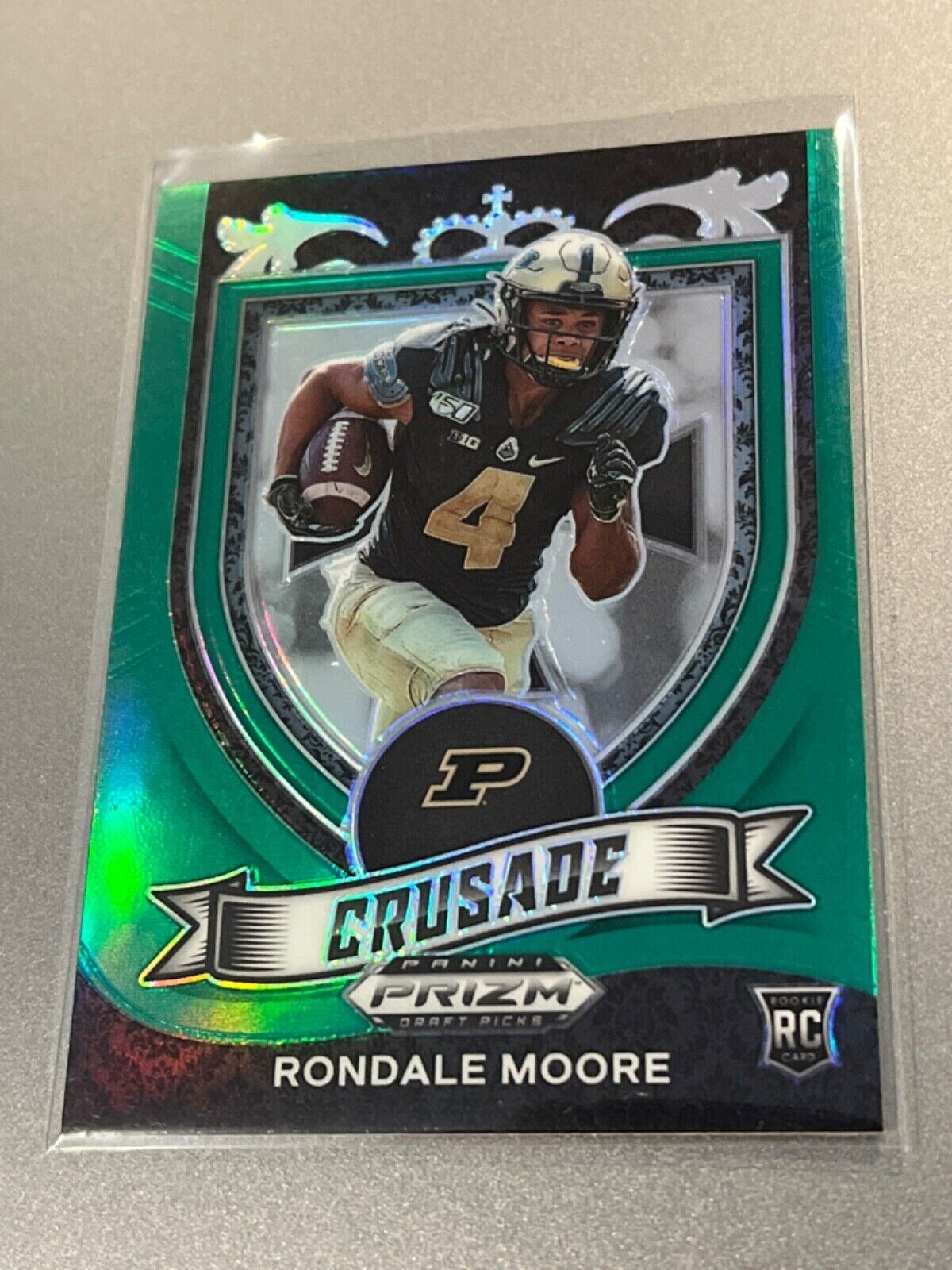 2021 Prizm Draft Picks Rondale Moore Green Prizm Crusade Rookie NM