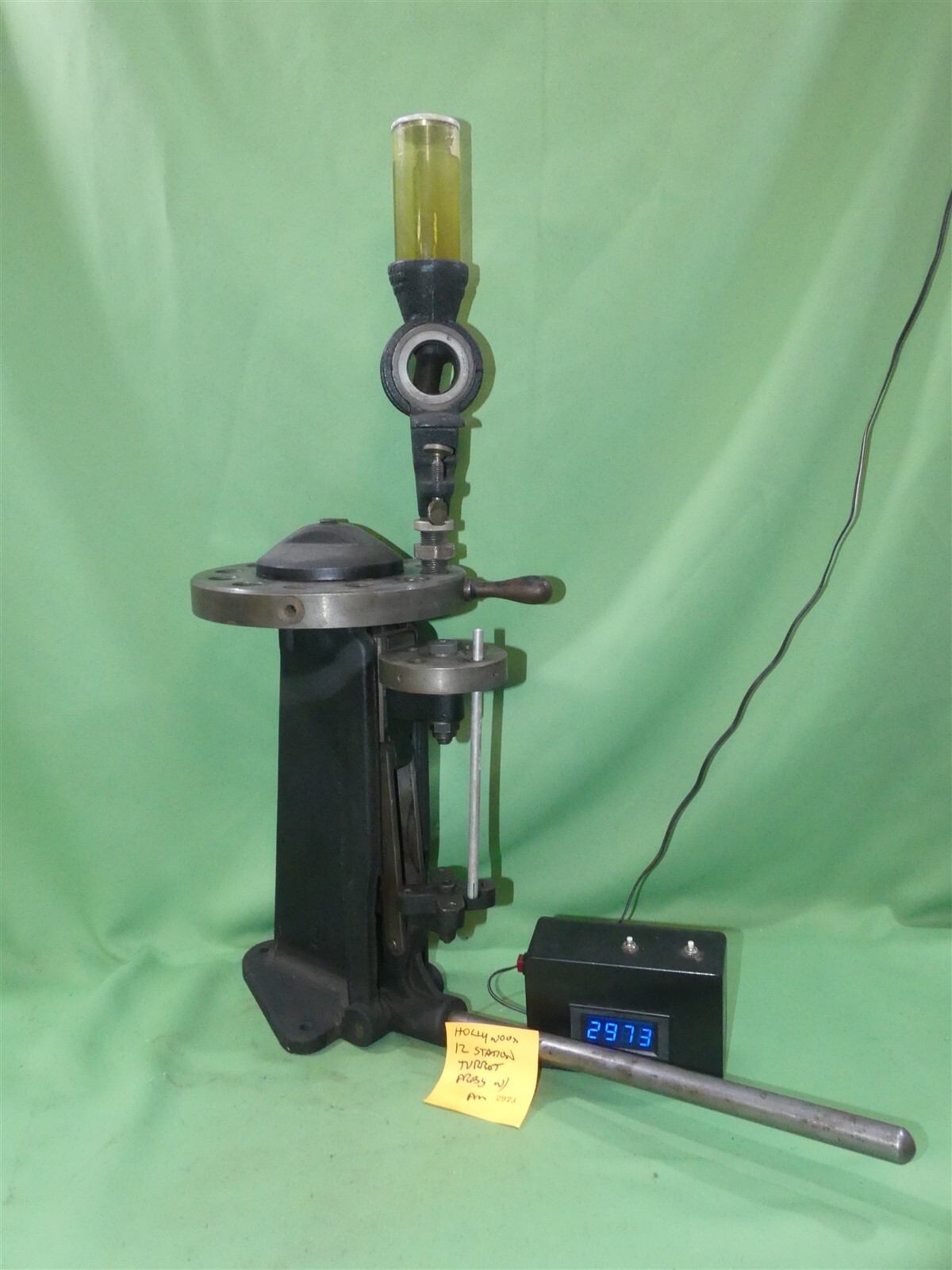2973 Hollywood 12 station indexing turret press & powder measure eBay
