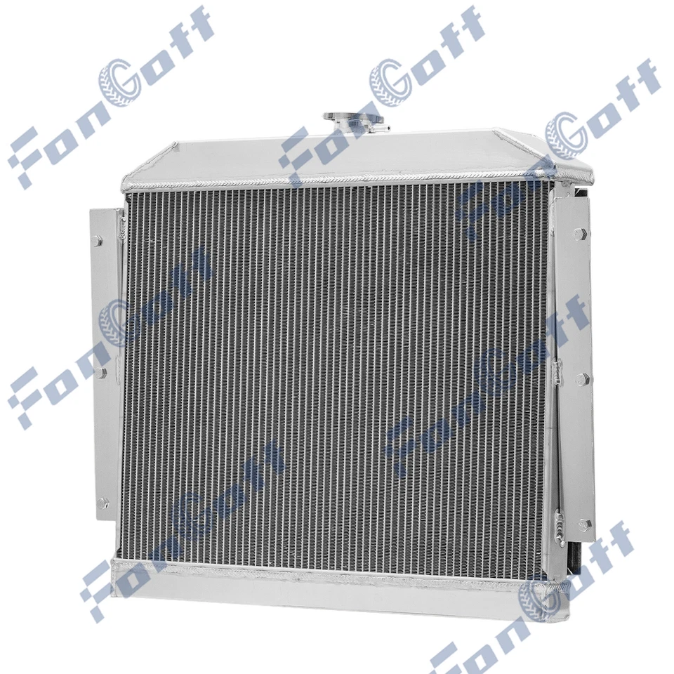 Ventilador de cubierta de radiador de 4 filas para 49 1950 1951 Mercury Monterey 3,7 4,2 L con cabeza plana Foto 4 de 4