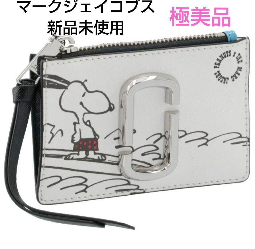 MARC JACOBS PEANUTS Snoopy Coin & Card Case From Japan New