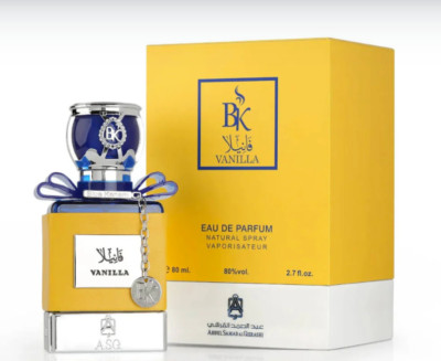 BK VANILLA Cologne by Abdul Samad Al Qurashi - 80 mL Spray (approx. 95% Vol)