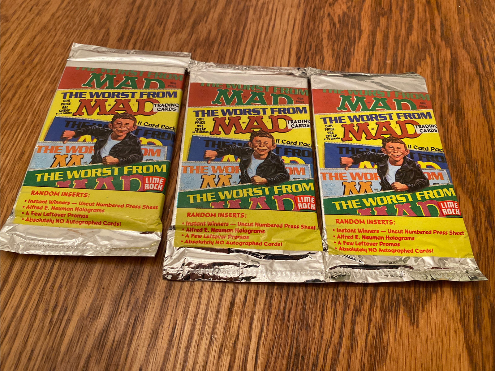 The Worst From Mad Trading Cards Lot of 3 Sealed Packs eBay