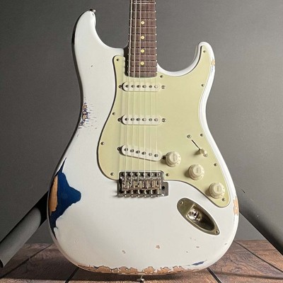 LsL Instruments ''Marielle'' Saticoy SSS, Rosewood, 22-Fret- Vintage White over La