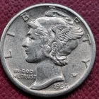 1935 S Mercury Dime 10c High Grade UNC UNCIRCULATED #82207