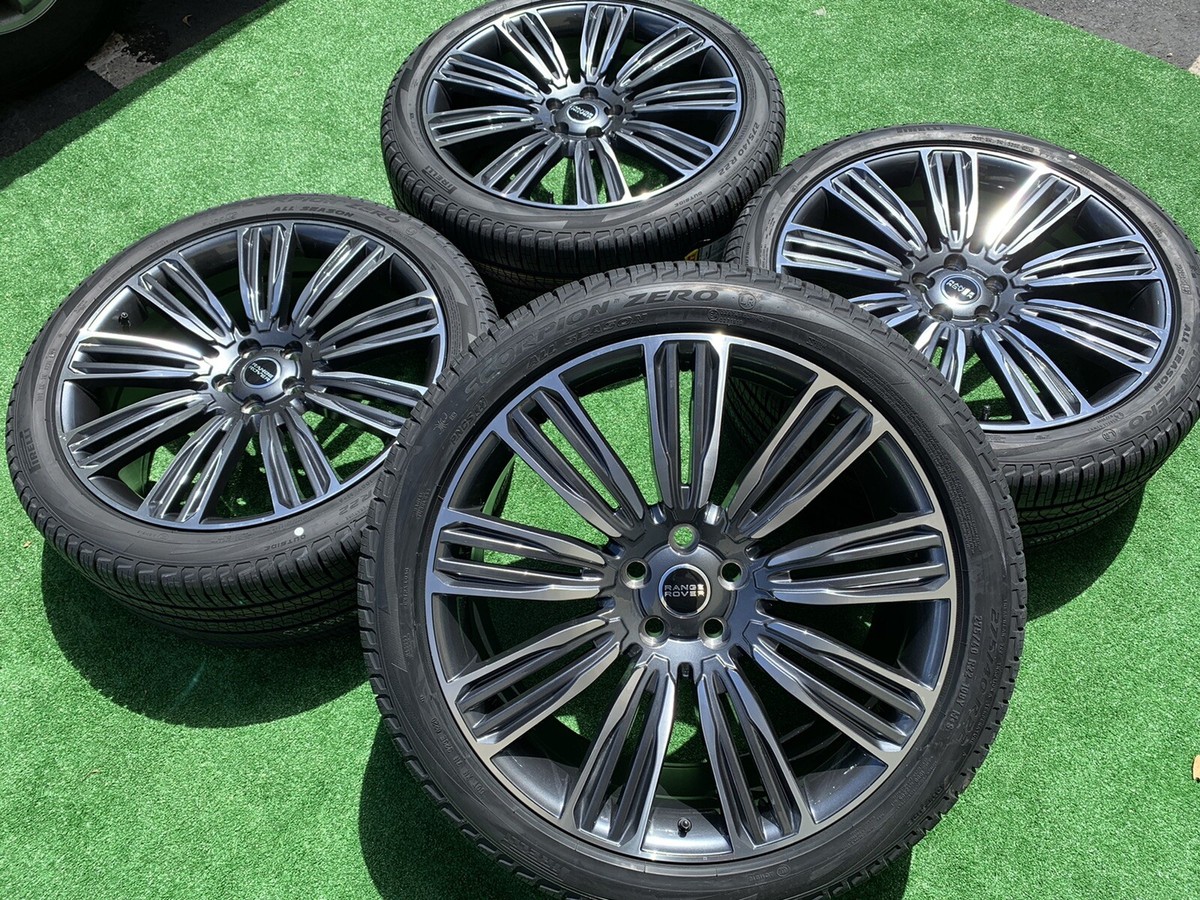 RANGE ROVER SUPERCHARGED 22 WHEELS TIRES STYL 275/40R22 PIRELLI
