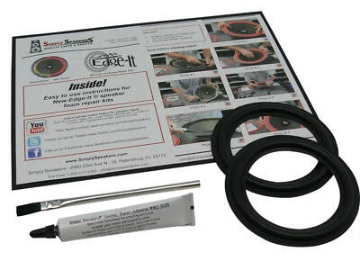 SIMPLY SPEAKERS Boston Acoustics 350 In-Wall/Outdoor Speaker 5.25" Rubber Edge Repair Kit (Pair)