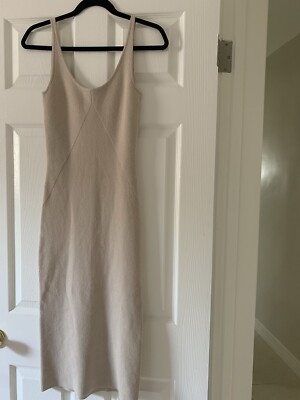 Abercrombie Cream Bodycon Dress - S - NWOT