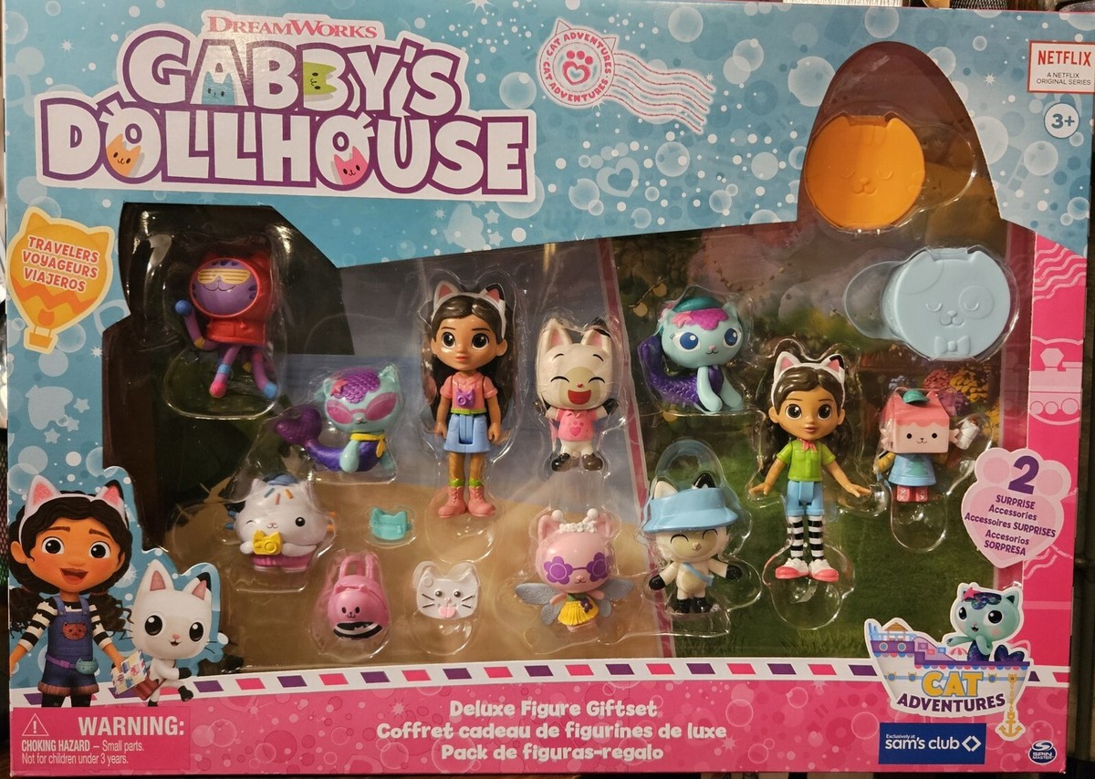 Gabby's Dollhouse, Juego De Figuras Temáticas De Viaje Con Una Muñeca