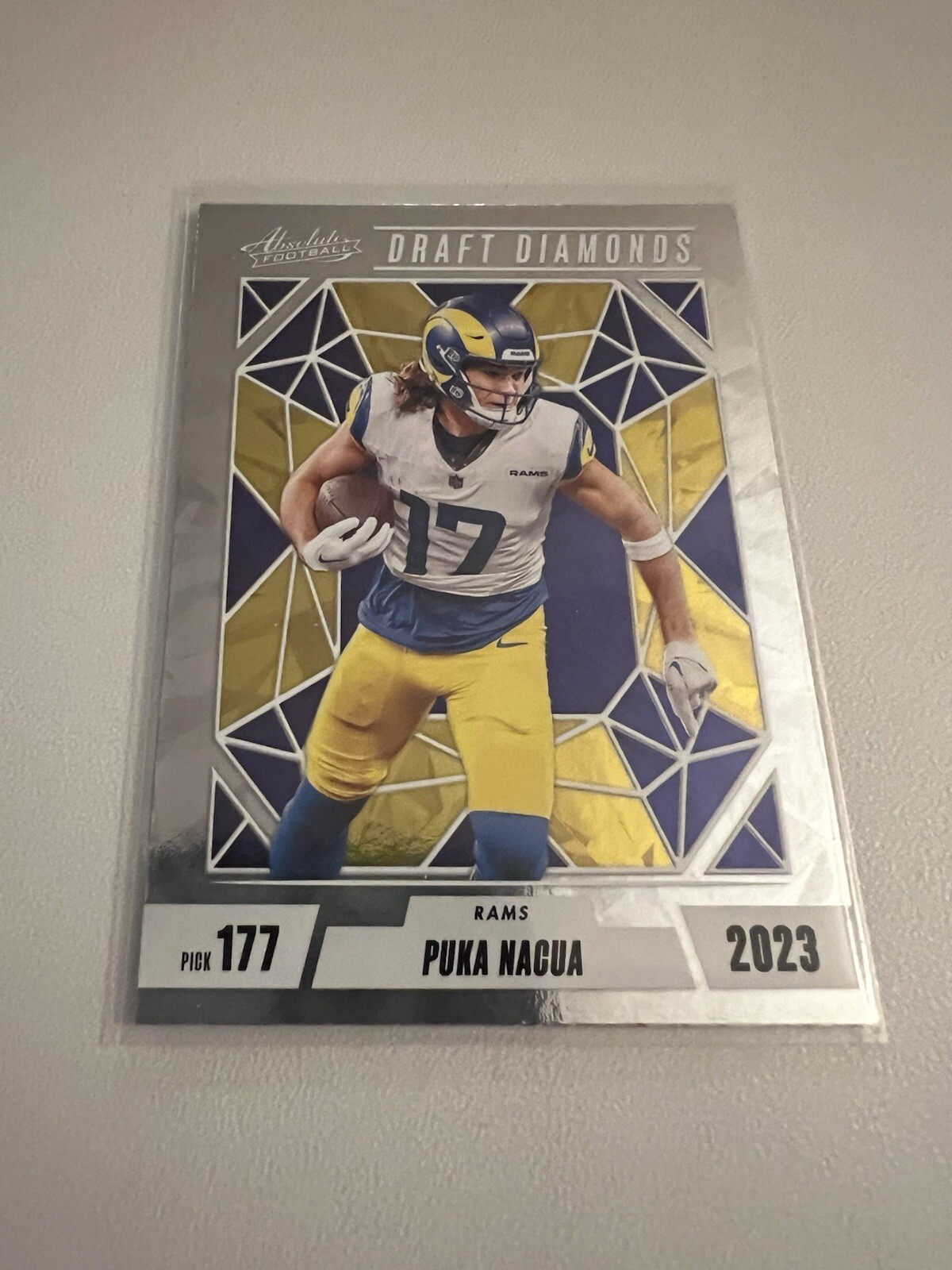 Demario Douglas Wild Card 5 Card Draw Stacked Deck Ace Promo #DD Diamond-Sparkles Foil-Holo Lux Red
