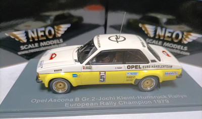 Neo 1/43 Opel Ascona B #5 European Hunsruck Rally1979 Resin Model Car