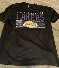 LEBRON JAMES Los Angeles LAKERS Basketball UNK Jersey Style Size LARGE Shirt NBA