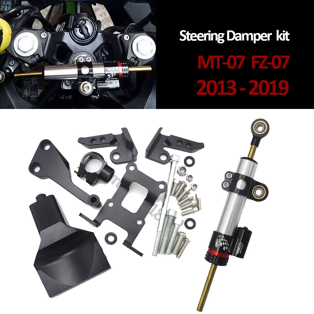 MT-07 Steering Damper Mounting Bracket Support Kit For