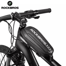ROCKBROS Bicycle Top Tube Bag Water Resistant EVA Hard Shell Front Frame Bag