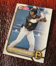 Matt Fraizer 1st Bowman PAPER 2022 Bowman BP-91 Pittsburgh Pirates Prospect