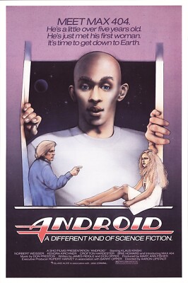 ANDROID ORIGINAL ROLLED 27x41 MOVIE POSTER KLAUS KINSKI SCIFI 1982 ...