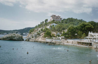 Cala Major Beach On Mallorca 1965 Historic Old Photo