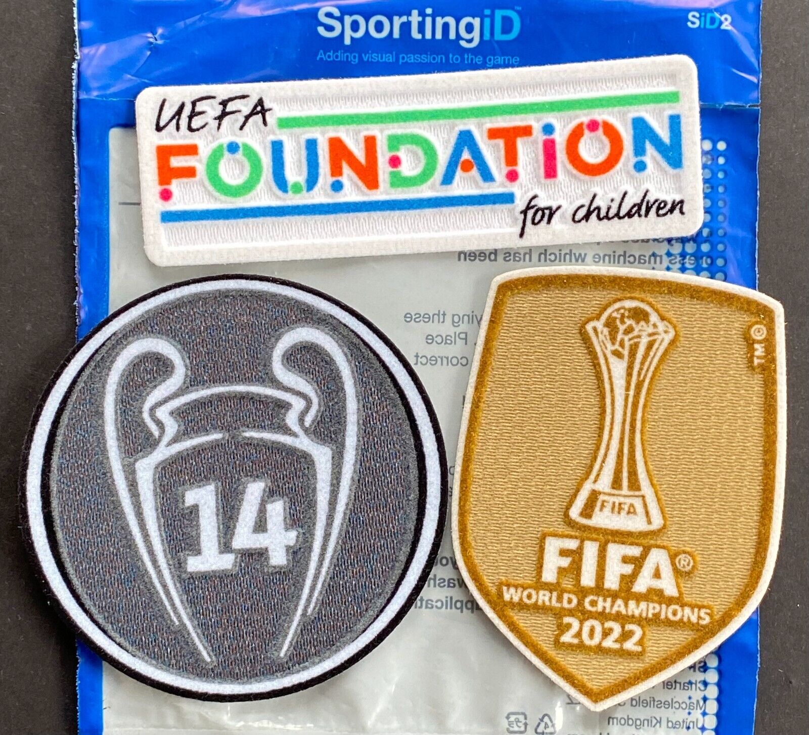 Champions League Real Madrid Patch Set + FIFA Champions Patch