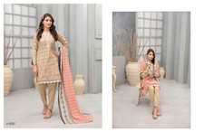 TAWAKKAL MAHJABEEN LAWN COLLECTION 3 PIECE SUIT READY TO WEAR
