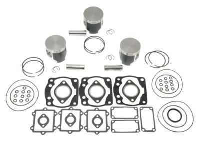 Arctic Cat ZRT 600 SPI Pistons Top End Gasket Kit 66.50mm Stock Bore 1995-2000