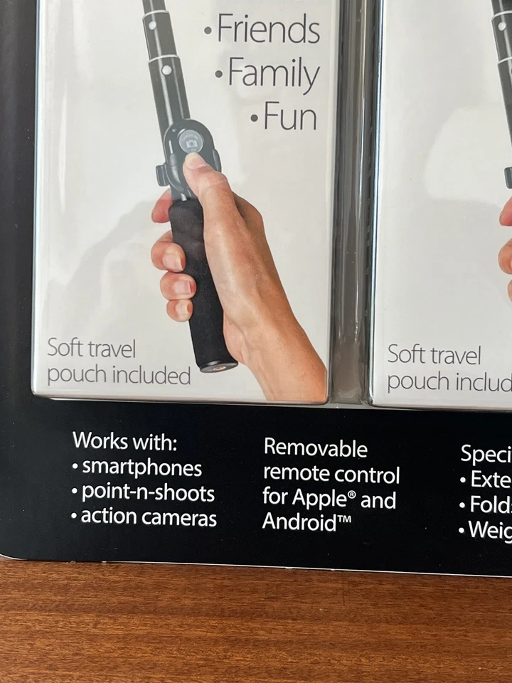 Sunpak Selfie Stick Bluetooth for GoPro or Phone 2-Pack #4244 - Image 3 of 4