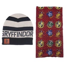 Harry Potter Gryffindor Kinder Jugend Winter Set Mütze plus Snood Schaal 54 56