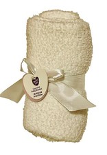 Parent s Choice Plush Knit Baby Blanket Cream/white Soft