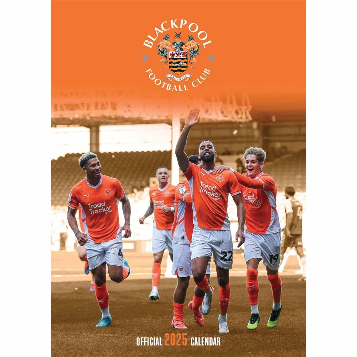 Blackpool FC A3 Calendar 2025 - Football - Month To View