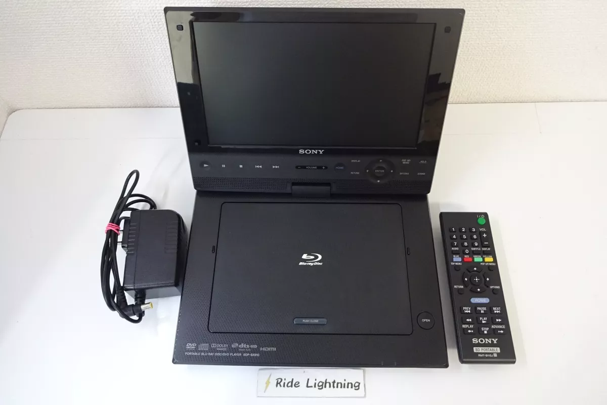 Sony BDP-SX910 Wide Screen Portable Blu-ray Disc DVD Player+