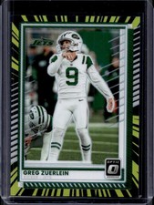 2025 Panini Donruss Optic Greg Zuerlein Electricity Prizm #/75 Jets