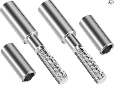2'' Motorcycle Mirror Risers Height Extender Adapters Kit compatible with Touring