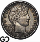 1898-O Barber Half Dollar, RARE Choice AU++ Key Date, Low Mintage!