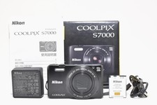 Nikon COOLPIX S7000 Black Digital Camera Compact Excellent Condition