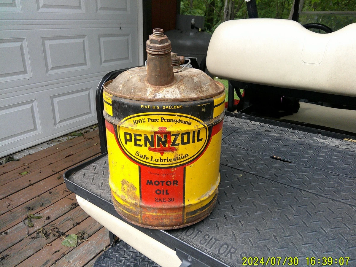 5ガロン缶　50s Pennzoil缶 ヴィンテージ　超レア 5ガロン缶 50s Pennzoil缶 ヴィンテージ 超レア Pennzoil 5 Gallon Can