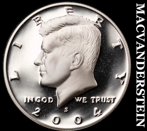 2004-S Silver Kennedy Half Dollar - Choice Gem Proof  Lustrous  #i1688