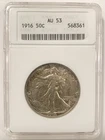 1916-P Walking Liberty Half Dollar Certified ANACS AU-53