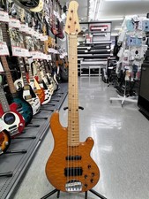 Lakland SL55-94 Deluxe Amber 5-String Electric Bass Guitar