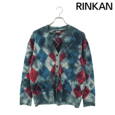 Diesel K-ADDICE Argyle Pattern Wool Cardigan Women's S Used b2a6b978098eb2170b28