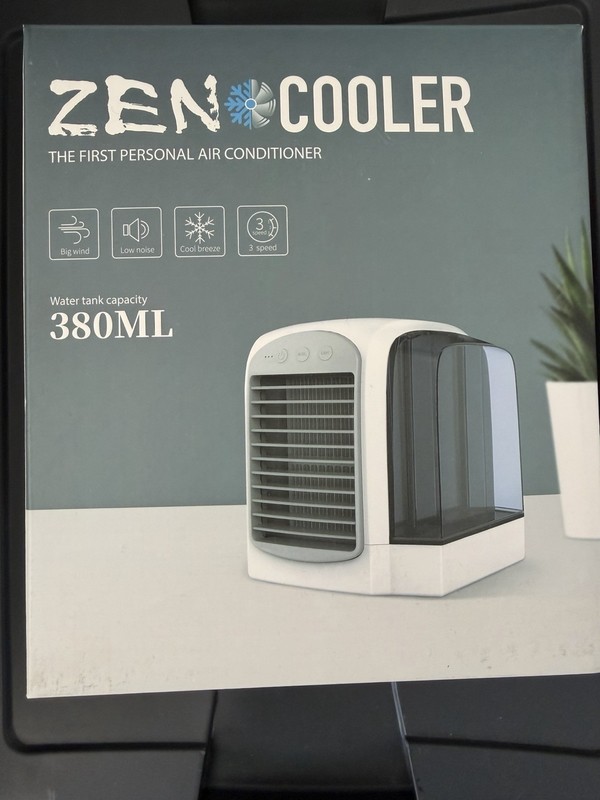 ZEN COOLER PERSONAL AIR CONDITIONER 380 ml WATER TANK 380 ml Water Tank