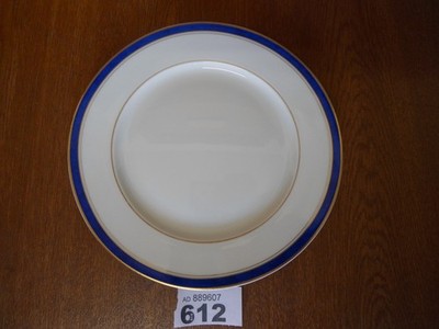 1 x 21,5 cm oder 8 1/2 Zoll Dessert-/Salatteller TOSCANE LAZULI Haviland Limoges