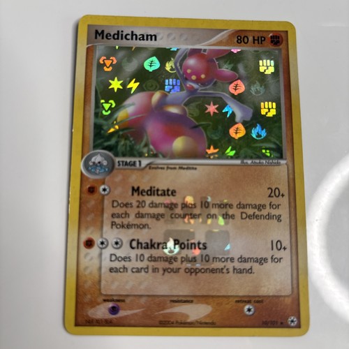 Pokemon Card Hidden Legends Medicham 10/101 Reverse Holo