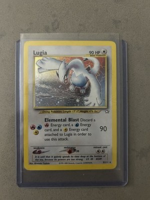 Pokémon Lugia Neo Genesis Holo Rare 9/111 90 HP Unlimited English