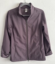 Patagonia Water Girl Purple Grey Water-Resistant Lightweight Zip Jacket Size S