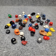 lego minifigure Hat Hair And Helmet Lot Of 50 