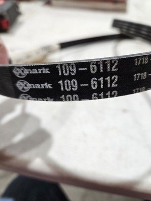 Exmark Belt 109-6112 Rubber Black Lawn Mower Replacement Part