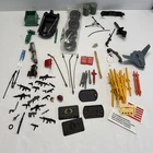 GI JOE 3.75 ACCESSORIES LOT WEAPONS DOG TAGS RAFT JET MISSILES PARTS HASBRO